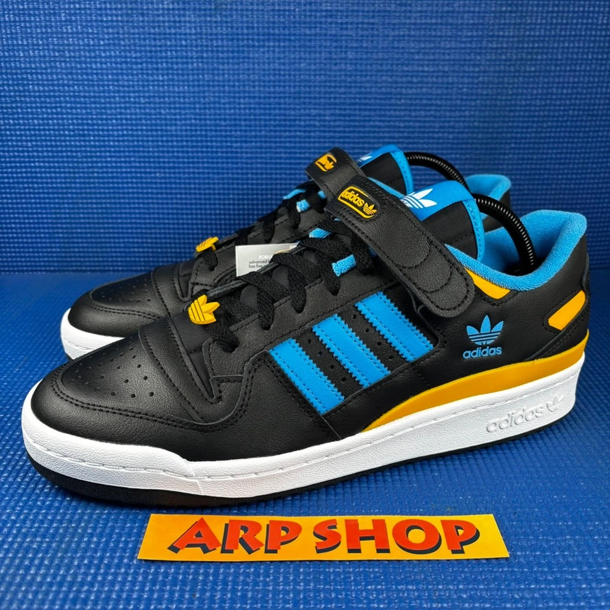 adidas Forum Low Black Pulse Blue Collegiate Gold | eBay display picture 3