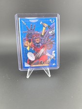 2024 Skybox Marvel Masterpieces ‘92 Platinum Magneto #49 Blue Traxx Insert