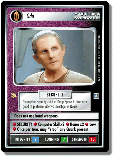 Odo - Deep Space 9 - Star Trek CCG 1E - Imagen 1 de 6