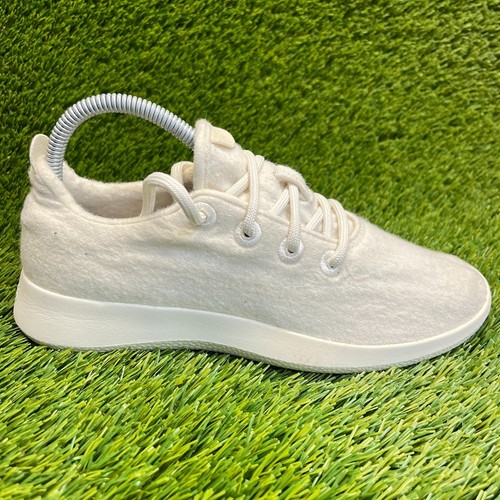 Allbirds Wool Runners Natural White Womens Size 8 Running Walking Shoes Sneakers