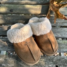 Bear Paw Girls Suede Slipper