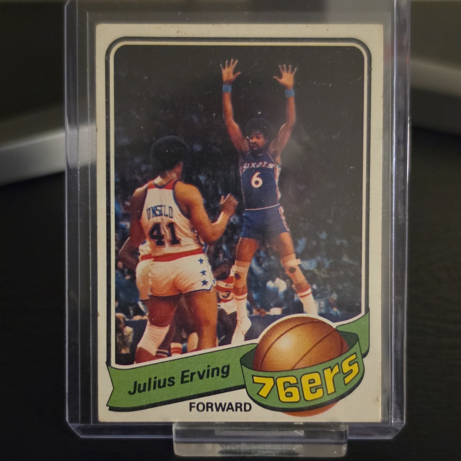 Topps 1979-80 Julius Erving #20 Philadelphia 76ers NBA Basketball Card