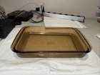 Vtg. Pyrex #233-N, Amber Glass 13"x9"x2", 3L Casserole/Baking Dish / Lasagna Pan