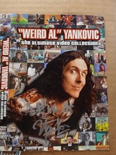 WEIRD AL YANKOVIC signed AUTOGRAPH ULTIMATE VIDEO COLLECTION DVD Cover