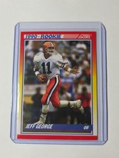 1990 Score JEFF GEORGE Rookie Card RC #634 Illinois. rookie card picture