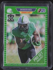 2021 Pro Set Metal #9 Brenden Knox 1989 XRC Wave Green Prospect #/20