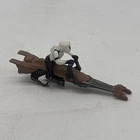 Vintage Star Wars Galoob Micro Machines Scout Trooper on  Speederbike