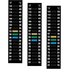 3PCS Aquarium Thermometer Strip 61-122  15-50 C for Brewing Aquarium