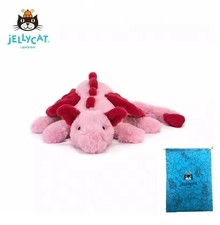LIMITED EDITION Jellycat Heart Dragon 19in Plush Toy Valentine's Day