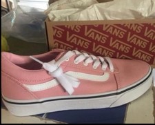 Vans Off The Wall - Girl's Size 5 - Pale Pink Low Skate Shoes - 507698