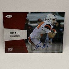 Ryan Nall 2018 Sage Hit Auto #A-35 Rookie RC Football Card Oregon State