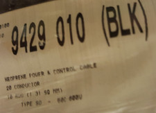 Belden Wire 9429 16/20C SO 600V/60C Rubber EPDM Portable Power Cord Cable /1ft