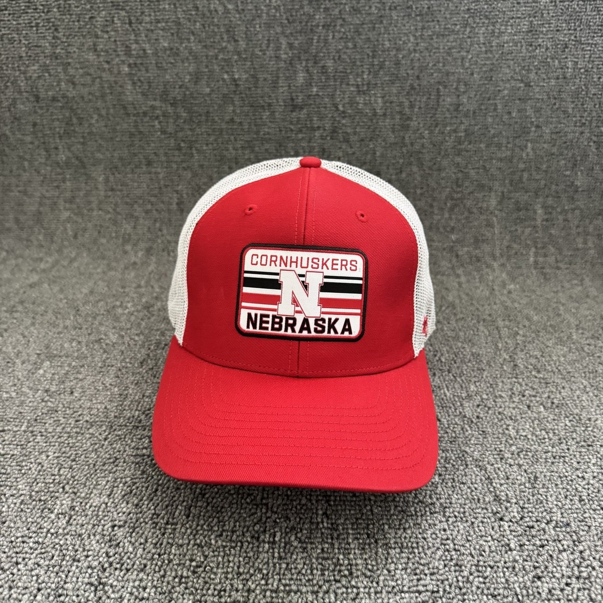 '47 Brand Nebraska Cornhuskers Trucker Snapback Red White One Size Hat