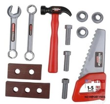 Handyman Tool Set for Kids, 12 Piece Toy Tools, Workshop, Ages 3