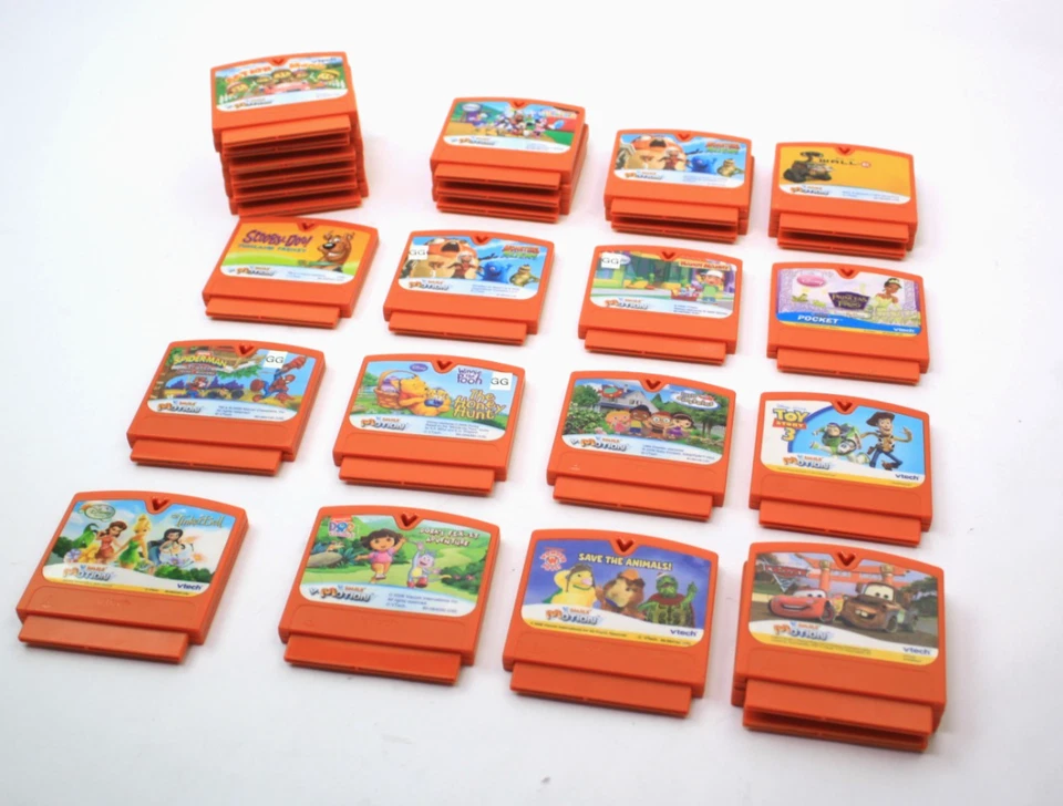 Lot of 26 Vtech Vsmile Vmotion Mickey Mouse Dora The Explorer Toy Story & More - Image 2 of 4