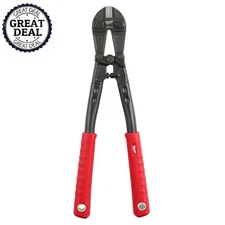 14 In. Bolt Cutter with 5/16 In. Max Cut Capacity Comfort Grip Handles Durable