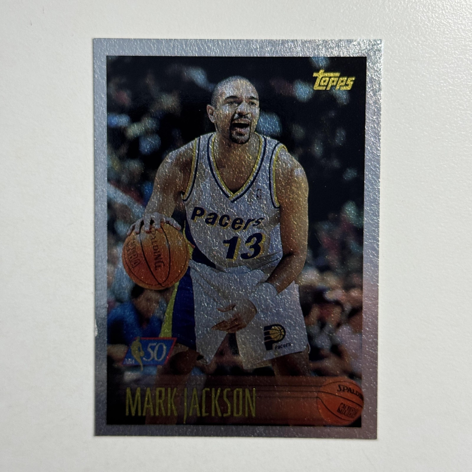 1996-97 Topps #49 Mark Jackson Foil NBA 50 Pacers