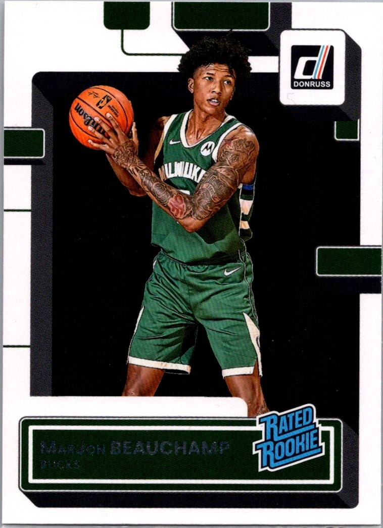 2022-23 Donruss MarJon Beauchamp #224 Milwaukee Bucks