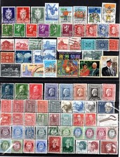 NORVEGE  ENSEMBLE DE TIMBRES OBLITÉRÉS 1 PLAQUETTE LE SCAN lot 20 08 3