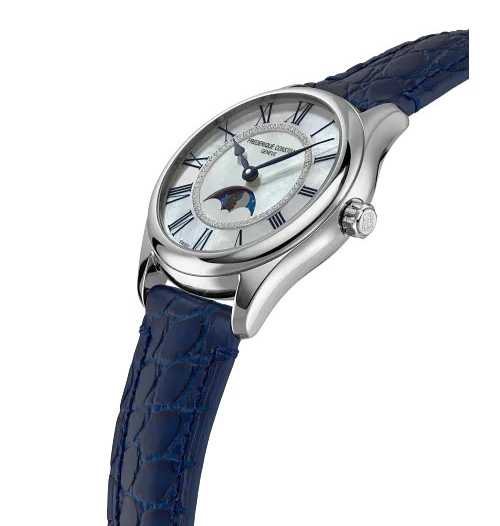 Frederique Constant Women's Moonphase Automatic Blue Watch 36 MM