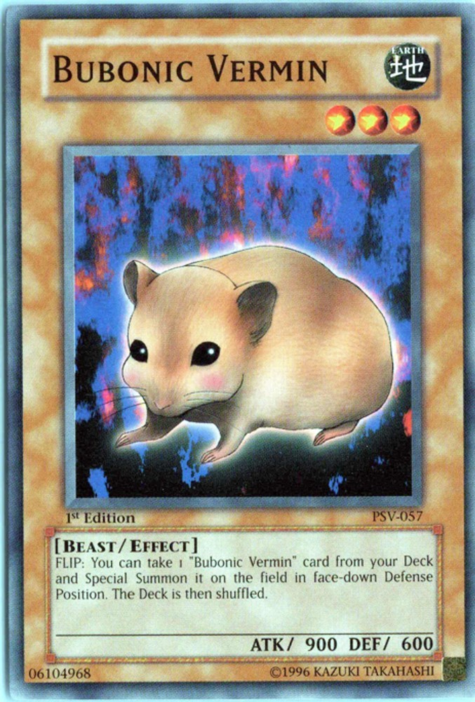 Bubonic Vermin PSV-E057 (YuGiOh Pharaoh's Servant) — is it worth grading?