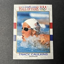 1991 Impel 45 U.S. Olympic Cards Hall of Fame USA Tracy Caulkins Swimming