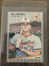 1989 Fleer - Billy Ripken #616 Black Box on Bat Knob