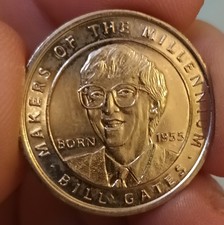 Makers of The Millennium Collection 2000 Commemorative Coin: Bill Gates.#F58