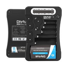 Battery Tester for AA AAA C D 9V, Button Cell  Household Batteries