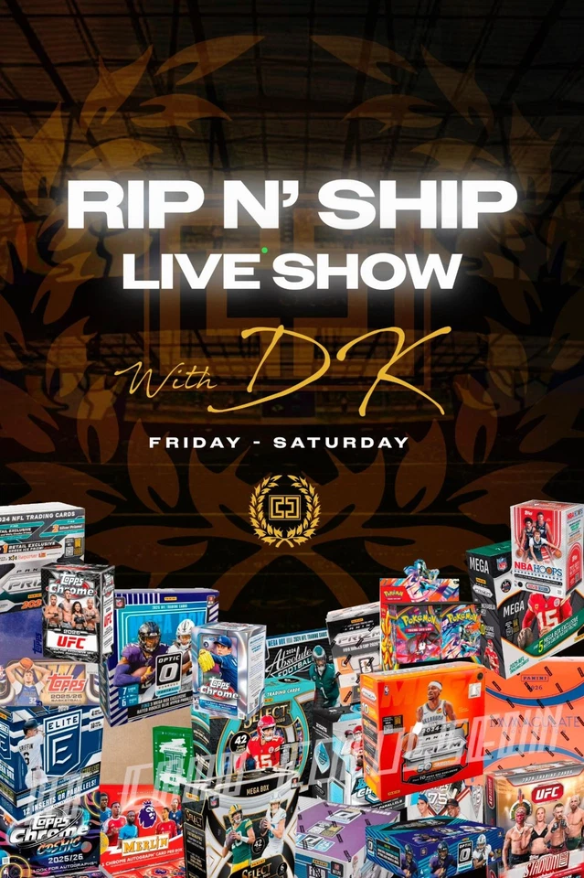 CARD COLOSSEUM RIP & SHIP Show 8.27