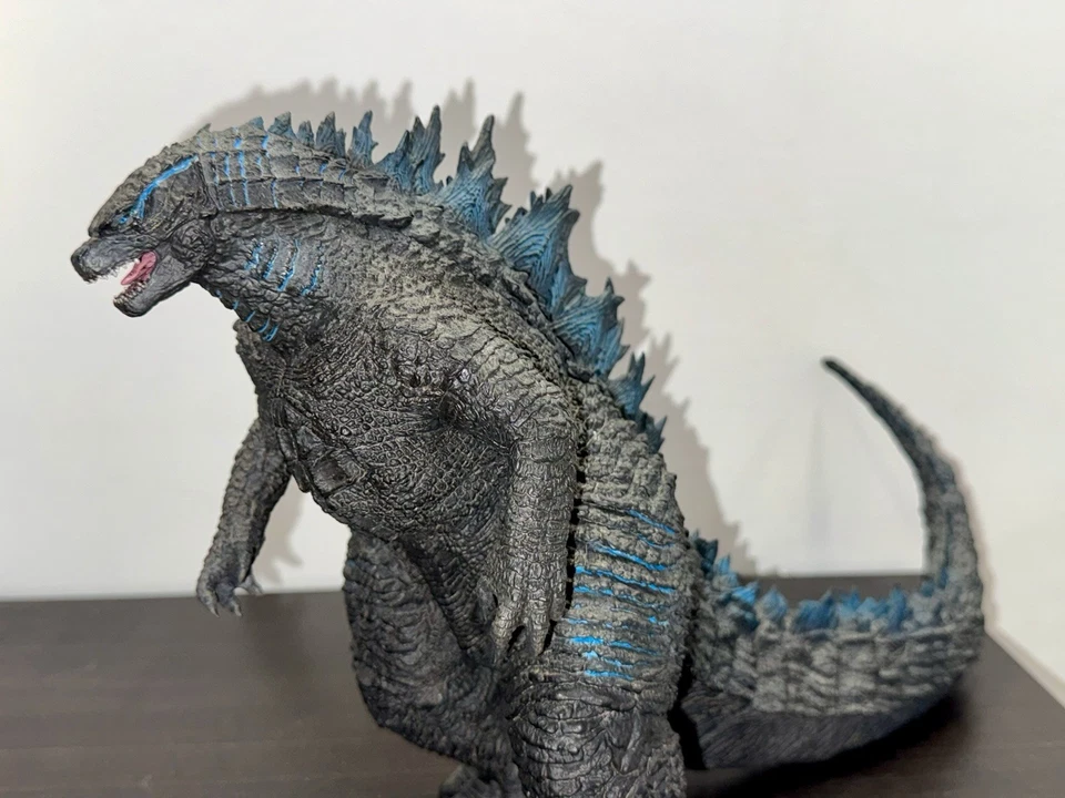 (W/Box) X-Plus Godzilla 2019 RIC-Boy Blue Translucent Light-Up Dorsal Fins Ver. - Image 3 of 4