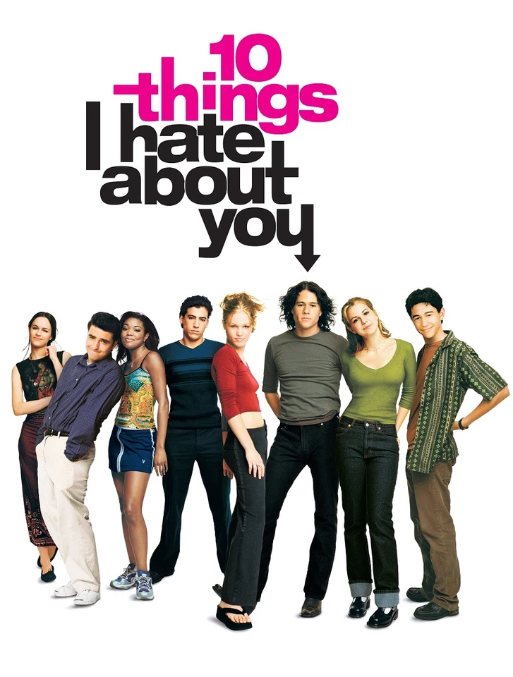 10 Things I Hate About You movie poster Julia Stiles, Heath Ledger - 11 x 17