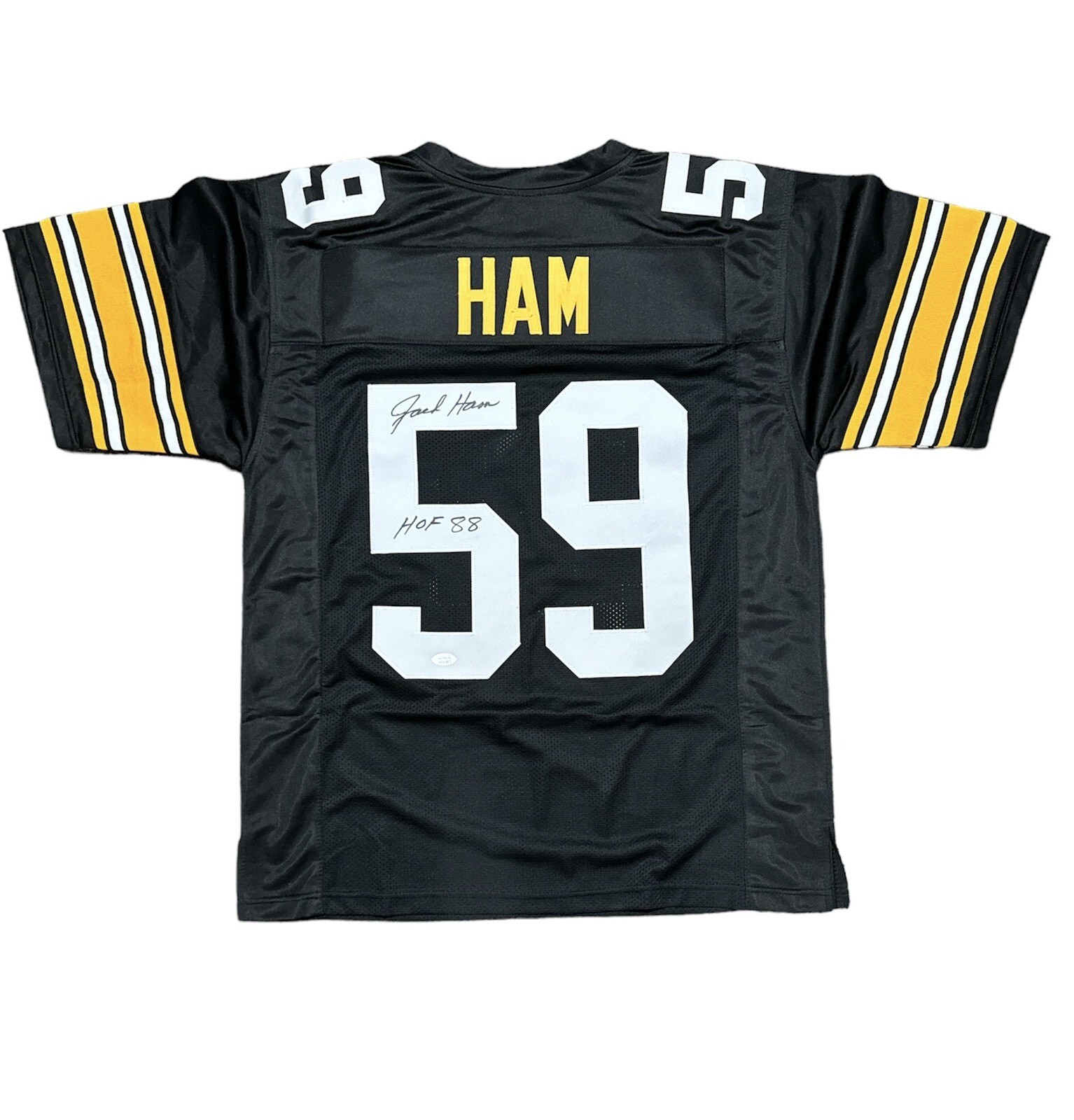 Jack Ham Autographed Signed Pittsburgh Steelers Custom Jersey w/JSA Cert 