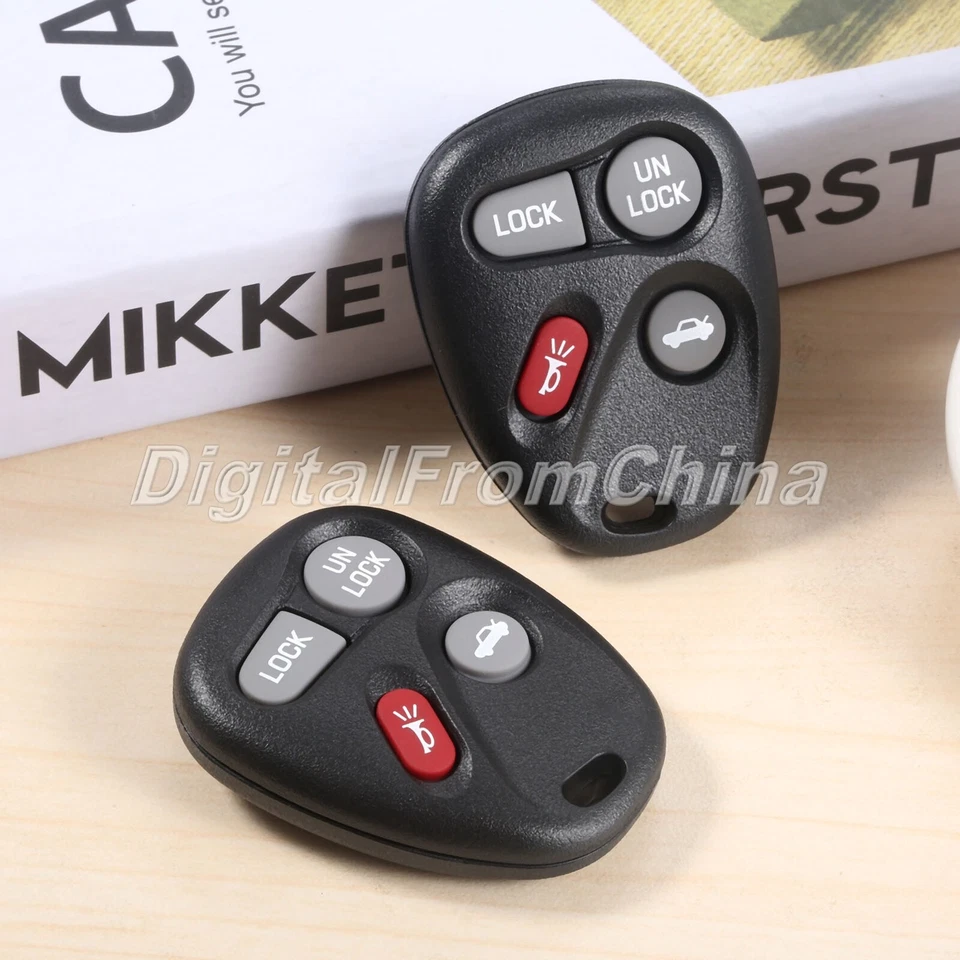 2 piezas llave remota 315 MHz 4 botones ABO1502T apta para 1997 GMC JIMMY SONOMA TAHOE Foto 2 de 4
