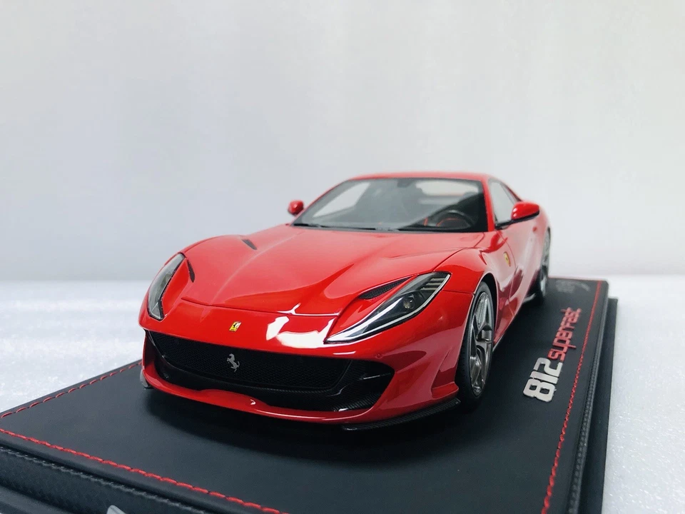 1/18 BBR Ferrari 812 Superfast 2017 Rosso Corsa 322 limited edition with case - Image 2 of 4