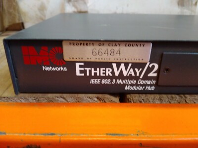 EtherWay/2 IEEE 802.3 Multiple Domain Modular Hub by IMC Networks (8 Port)