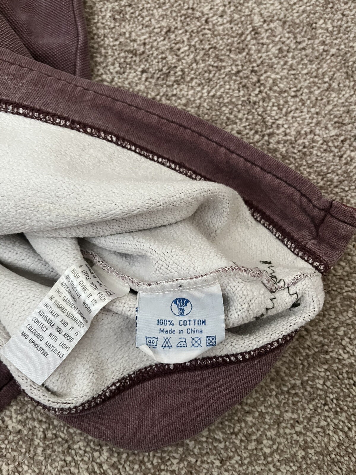 FAT FACE Heavyweight Vintage 1/4 Zip Jumper XXL Purpl… Gem