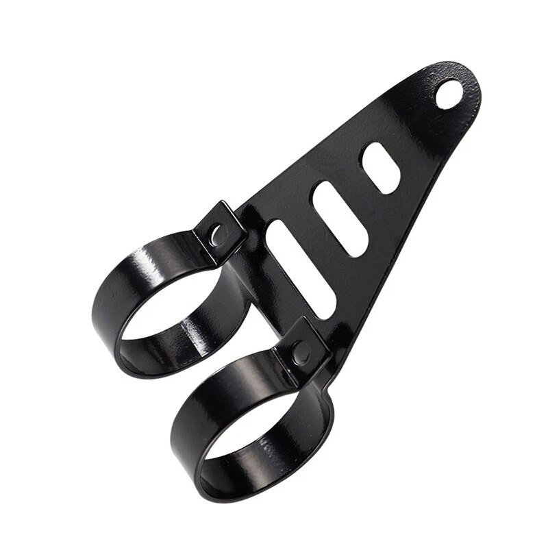 Soporte de faro de horquilla delantera para motocicleta EE. UU. Parte Soporte de faro Abrazaderas de montaje × 2 Foto 4 de 4