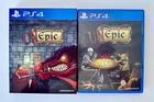 UnEpic Inc Sleeve + Manual + Sticker PS4 Limited Run Like New Mint Disc