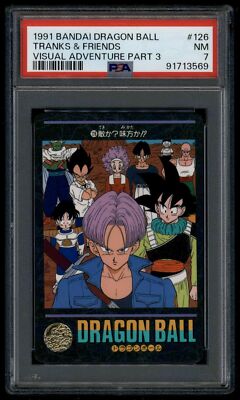 Trunks Friends Dragon Ball Japanese Visual Adventure 3 126 Trunks Friends 1991 PSA 7 ...