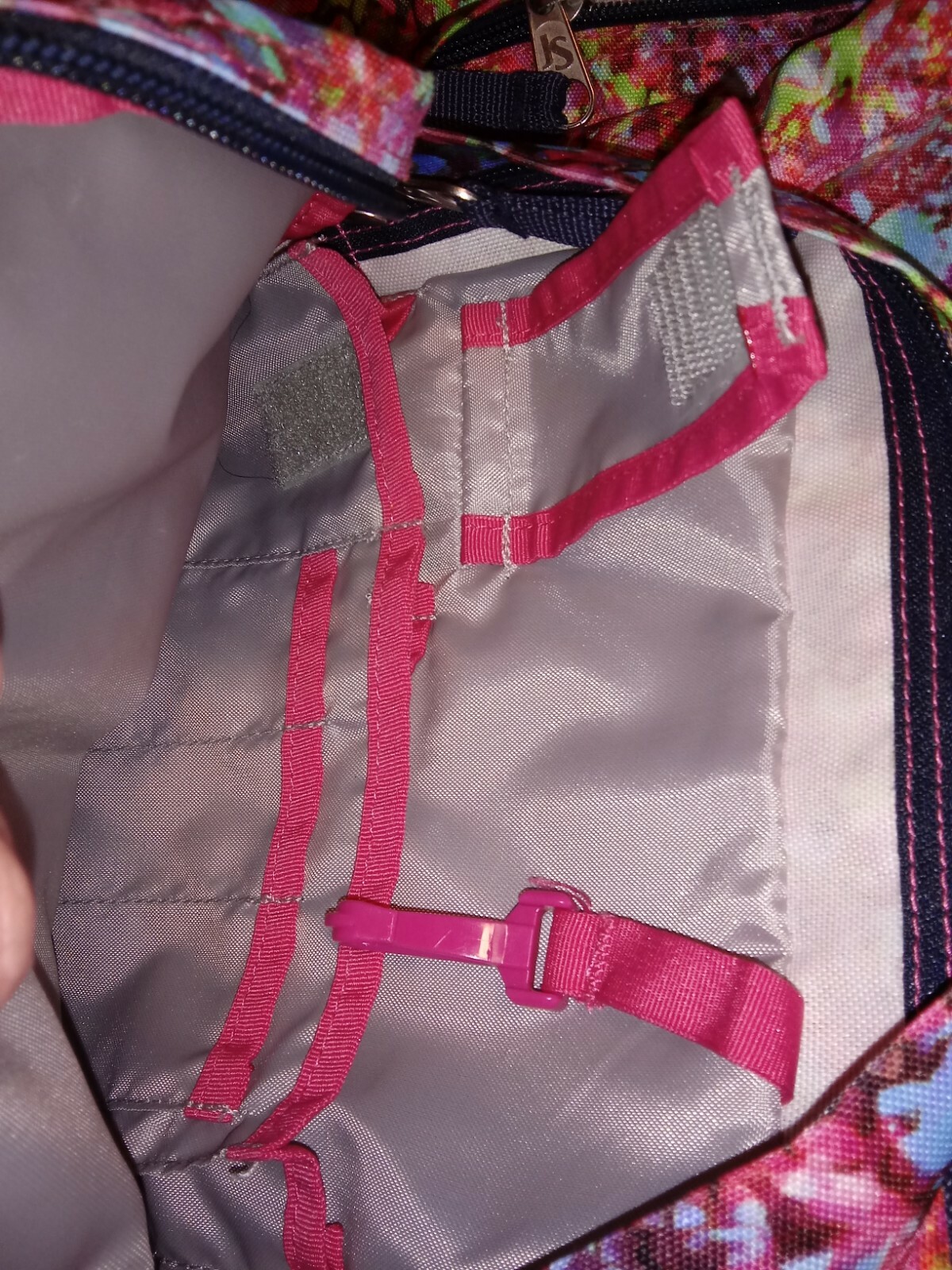 Pink Floral Jansport Big Student Backpack JS00TDN7 Gem