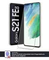 FüR Samsung Galaxy S21 Fe 5G - 9H Panzerfolie Echt Glas Display Schutzglas