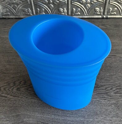 Tupperware Impressions Wine Cooler/Bottle Chiller, Blue, #3442