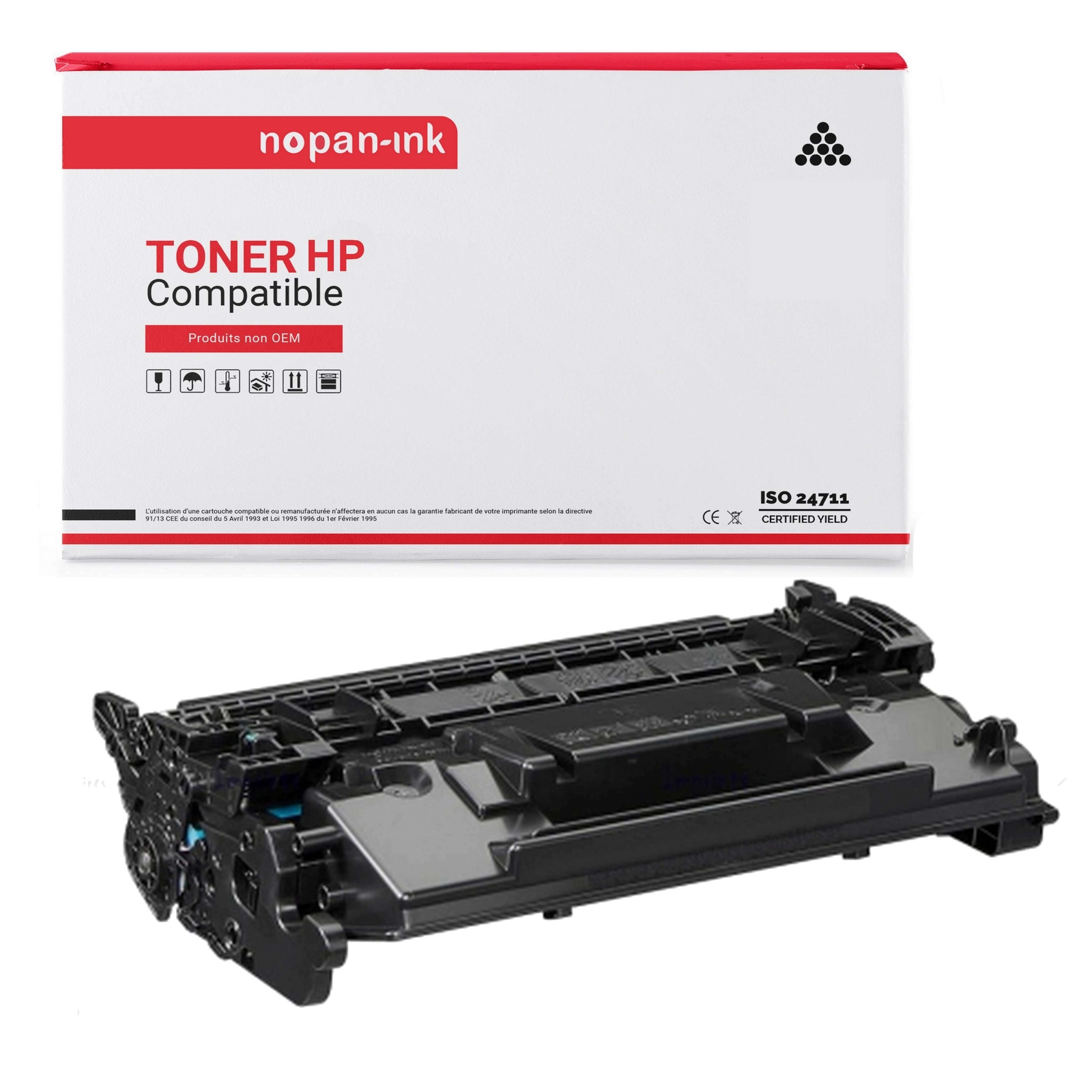 Toner CF259A noir compatible HP élimine les lignes blanches sur vos impressions de documents