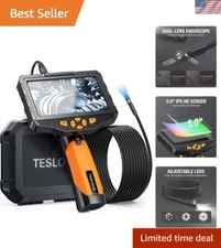 Industrial 1080p Endoscope with 4.5" Screen, 32GB Memory & Long-Lasting Battery