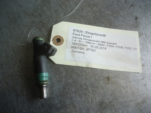 Einspritzventil Ford Focus I 98MFBA 1.4i 16V 55kW FXDA. FXDB. FXDC. FXDD 67824