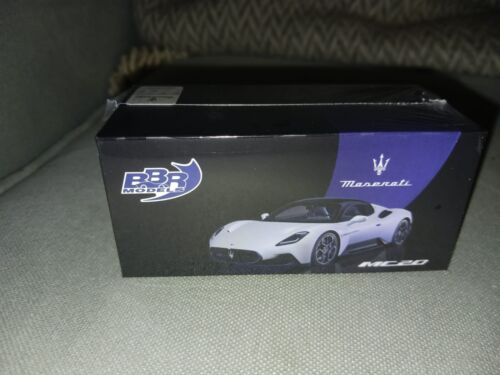 BBR 1/64 Maserati MC20 Bianco Audache White New Sealed