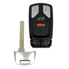 2017 2018 2019 Audi Q7 OEM Remote Fob 4Btn + UNCUT Key IYZ-AK01 (black trunk)