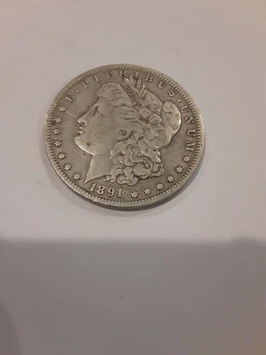 1891 - O Morgan Silver Dollar VF - See Picture #1649