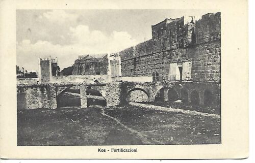 1930 GREECE  KOS ISLANT AEGEAN FORTIFICATIONS - Picture 1 of 2